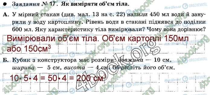 ГДЗ Природознавство 5 клас сторінка 17